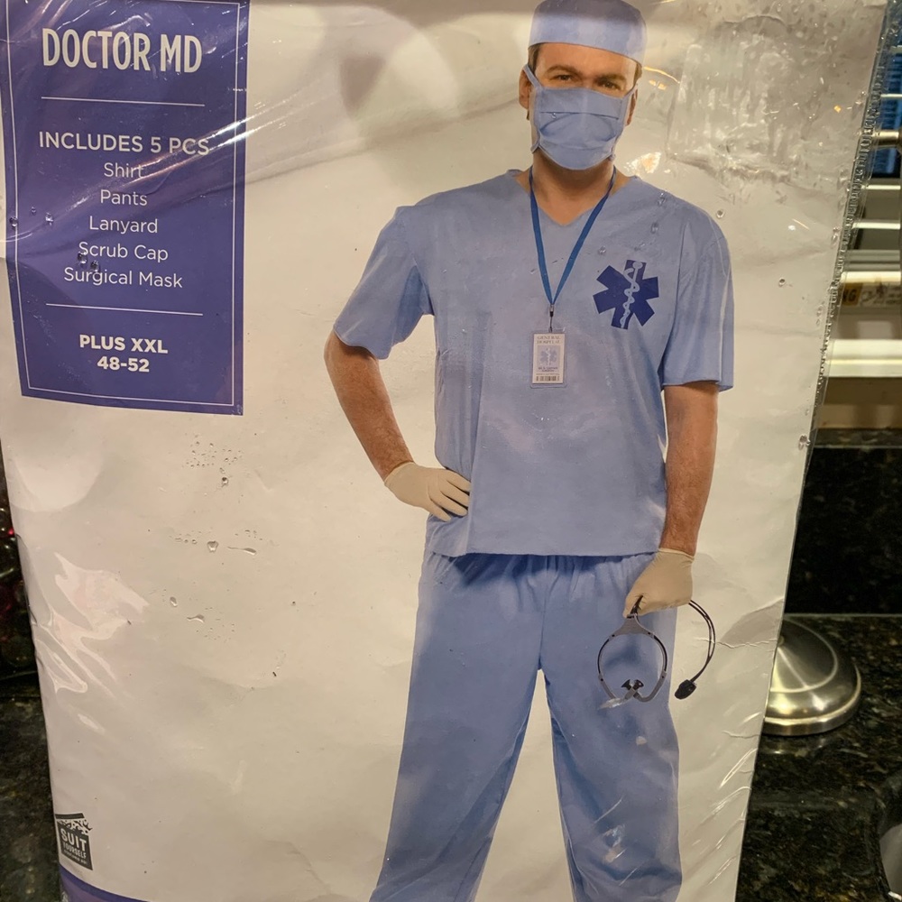Medical doctor costume.  New in original packaging.